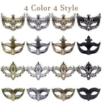 24-150Pcs Couple Masquerade Masks Bulk Venetian Carnival Mask Mardi Gras Antique Vintage Mask for Woman Men Prom Party Costume