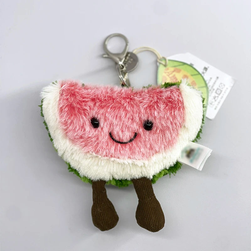 JC Golf ball plush keychain, grape keychain, jellyfish plush toy, hippopotamus, and plush elephant JC bag keychain