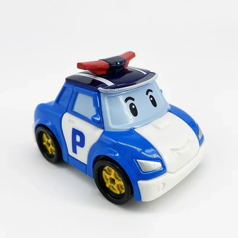 19 Style Silverlit Robocar Korea Kids Toys Robot Roy Haley Anime Metal Action Figure Cartoon Toy Car for Children Best Gift