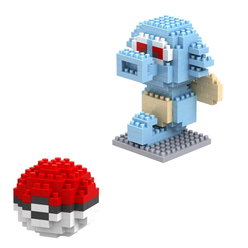 75 Style Pokemon Building Blocks Assembly Anime Picachu Charizard Doll Blastoise Bulbasaur Gengar Bricks Toy for Kid Gift