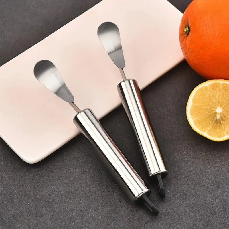 Stainless Steel Orange Peeler Citrus Peeler Tool with Comfortable Handle Fruit Slicer Cutter Remover for Kitchen