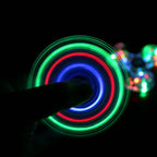 LED Light Up Fidget Spinner Luminous Finger Toy Hand Spinner Stress Reduction and Anxiety Relief Party Favors for Kids Adults