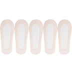 5 Pairs/Lot Socks Women's Ankle Short  No-Show Set Foot Cotton Female Invisible White Low Cut Summer Non-Slip Boat Sock
