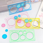 Creative Geometry Spirograph Drawing Stencils Set Painting Template Art Crafts Kids Educational Toy Variety of Flowers Ruler