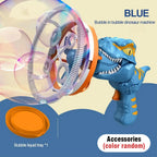 Dinosaur Electric Bubble Gun Automatic Blowing Tuba Large Soap Handheld Bubble Machine Kids Toys Birthday Party Outdoor Wedding