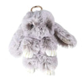 Pendant Plush Toy Bags Pendant Jewelry Ornament Fluffy Toy Doll Plush Bunny Keyring Plush Bunny Keychain Rabbit Fur Keychain