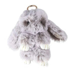 Pendant Plush Toy Bags Pendant Jewelry Ornament Fluffy Toy Doll Plush Bunny Keyring Plush Bunny Keychain Rabbit Fur Keychain