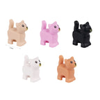 MOC Animal Scene Building Blocks Zoo Ducks Cat Dog Penguin Eagle Dove Wolf Bear Deer Shark Snake Mice Sheep DIY Toys Bricks K055