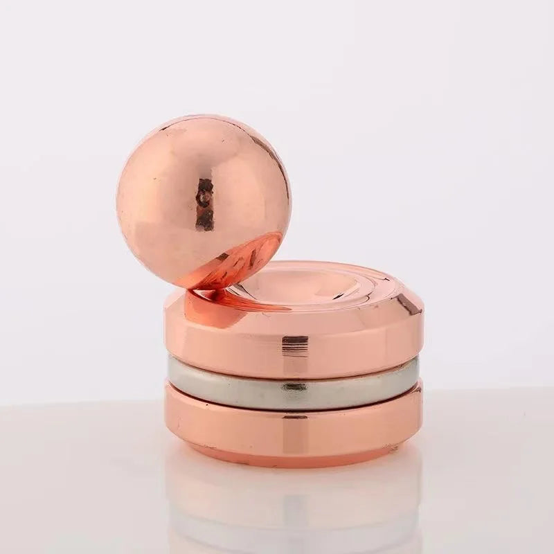 Adult Desktop Stress Relief Metal Fidget Toy Decompression Hypnosis Rotary Gyro Fingertip Toy Kinetic Round Spinner Kids Gift