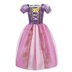 Girls Costume Children Cosplay Princess Dress Kids Halloween Birthday Pageant Party Rapunzel Dress Girl Carnival Tangled Clothes