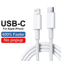 35W PD Original Fast Charging USB Cable For iPhone 11 12 13 14 Pro XS Max XR X 6 6S 7 8 Plus SE USB C Quick Charge Phone Cables