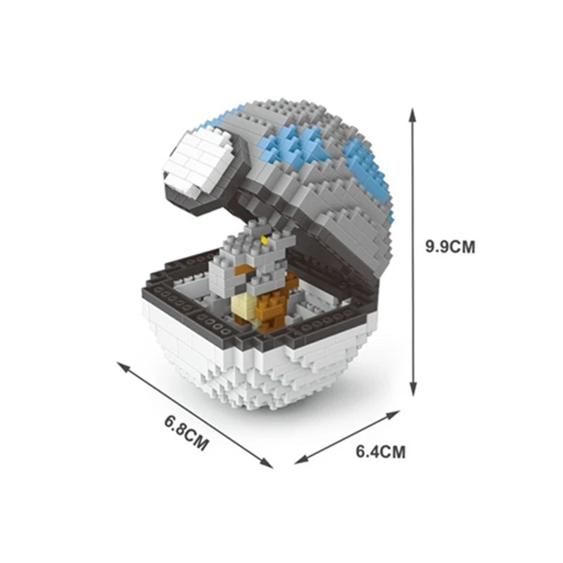 75 Style Pokemon Building Blocks Assembly Anime Picachu Charizard Doll Blastoise Bulbasaur Gengar Bricks Toy for Kid Gift