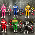15CM Auto-Morphin Green Black Red BLUE Pink Yellow Ranger Evil Space Alien Goldar Rita Repulsa Putty Patroll Baboo Action Figure