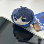 Mini Anime Plush Keychains Michel Caesar Mikage Reo Nagi Seishiro Chigiri Hyoma Bachira Meguru Cute Stuffed Starfish body Doll