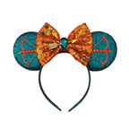Mouse Ears Headband Cartoon Sequin Bows Headband Birthday Party Christmas Halloween Princess Cosplay Costume For Women Adult