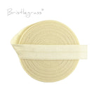 BRISTLEGRASS 2 5 10 Yard 5/8" 15mm Solid FOE Shiny Fold Over Elastic Spandex Satin Band Hair Tie Headband Dress Sewing Lace Trim