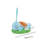Pokemon Snorlax Pikachu Eevee Jigglypuff Bulbasaur Keychain Plush Toy Cartoon & Cute Backpack Pendant Children's Gift