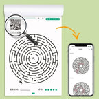 1 Pcs Children Concentration Maze Training Book Student Thinking Development Toy Training Attention