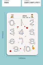 Magical Montessori Tracing Workbook Reusable Pen Control and Tracing Book for Kids Calligraphy and Drawing Educational Toys