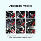 1PC Creative Hooded Shift Lever Cover - Sweat-Proof Soft Lining Easy Install Durable Multi-Color/Patterns Fits Most Cars