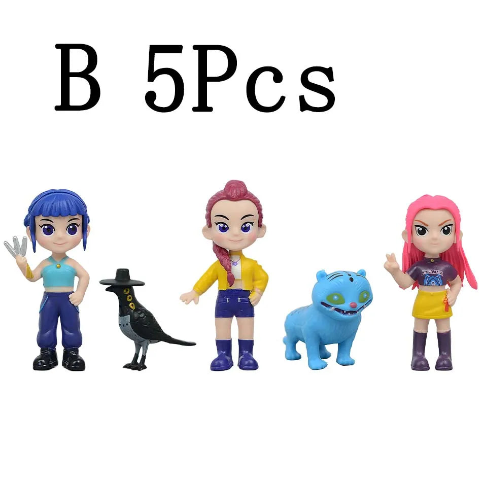 Anime Figure PVC Collectible – Kpop Demon Hunters Mini Figurine Toy