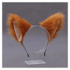 Lolita Animal Cat Fox Ear Hair Hoops Cosplay Girls Halloween Anime Headbands Headwear Hair Accessories