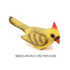 Simulation Bird Animal Kingfisher Robin Magpie Pigeon Hummingbird Model Action Figure Garden Decoration Miniature Figurines Toys