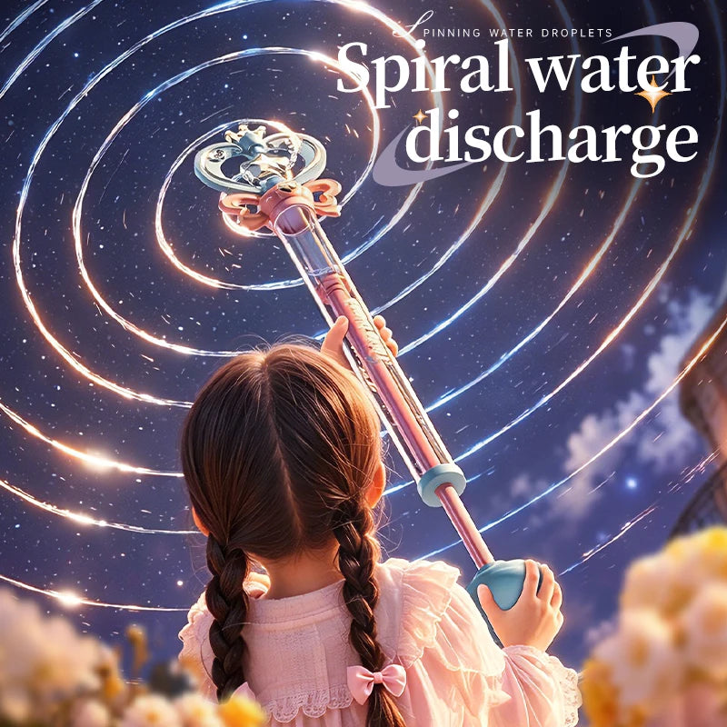 Magic Fairy Wand Water Gun Sparkling Summer Water Play Toy for Kids Adults Birthday Gift Water Battle Cannon
