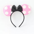 Knot Accessories Minnie Hairbands Favors Mom Lovely Ears Kids Mickey Headbands Hair Boys Party Sequin Baby Birthday Bows Girls