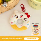 1/6 Pcs Cartoon dessert doll pendant girl's heart versatile keychain backpack decoration doll pendant
