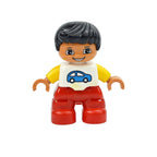 Big Size Figures Building Block Doll Family Farmer Pirate Worker Doctor Policemen Large Brick Compatible Build House Duploes Toy