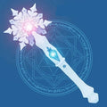 Princess Snowflake LED Magic Wand Toy