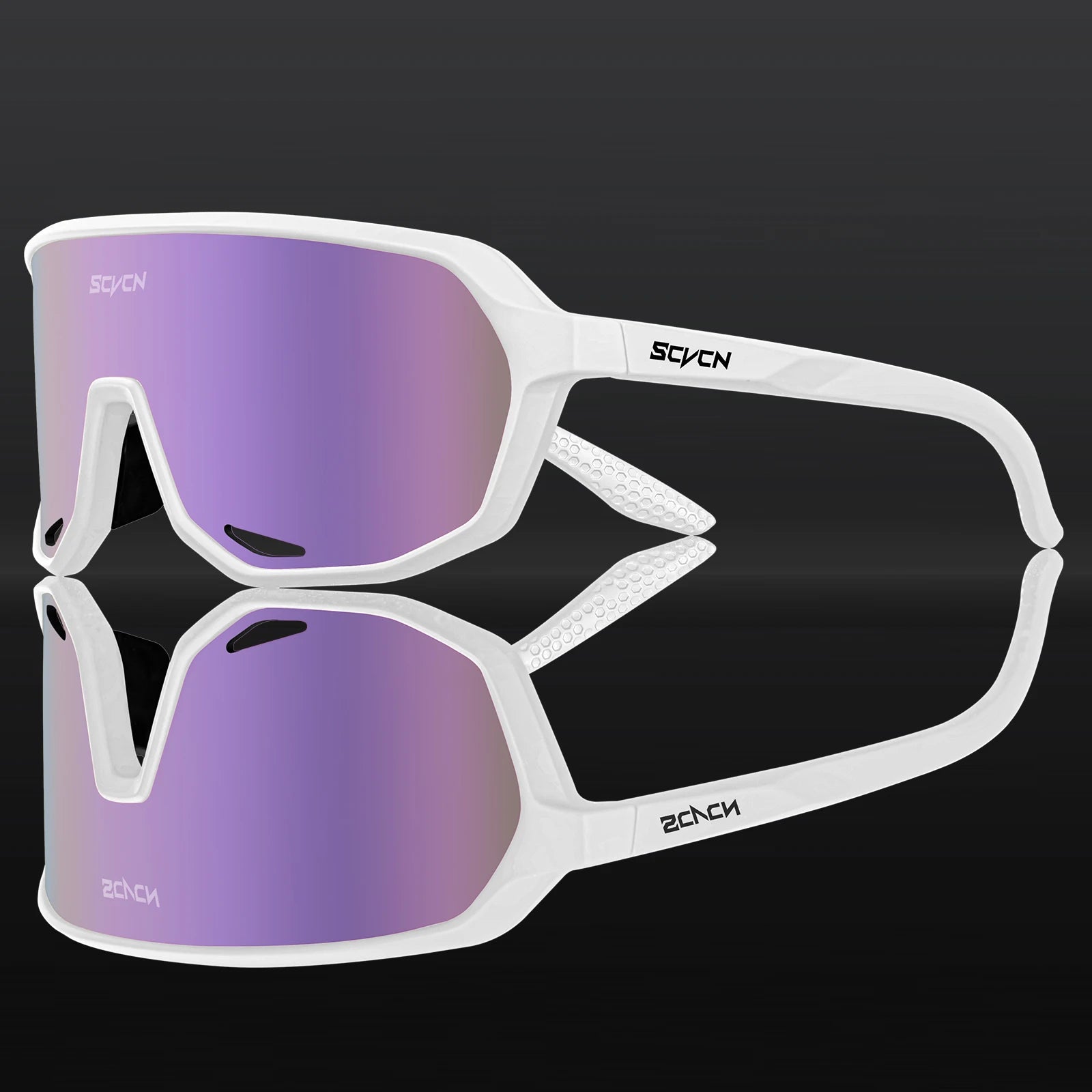 SCVCN Hiking Eyewear Sports Glasses for Men MTB Bike Bicycle Sports UV400 Hunting Driving Cycling Glasses Fashion Sunglasses