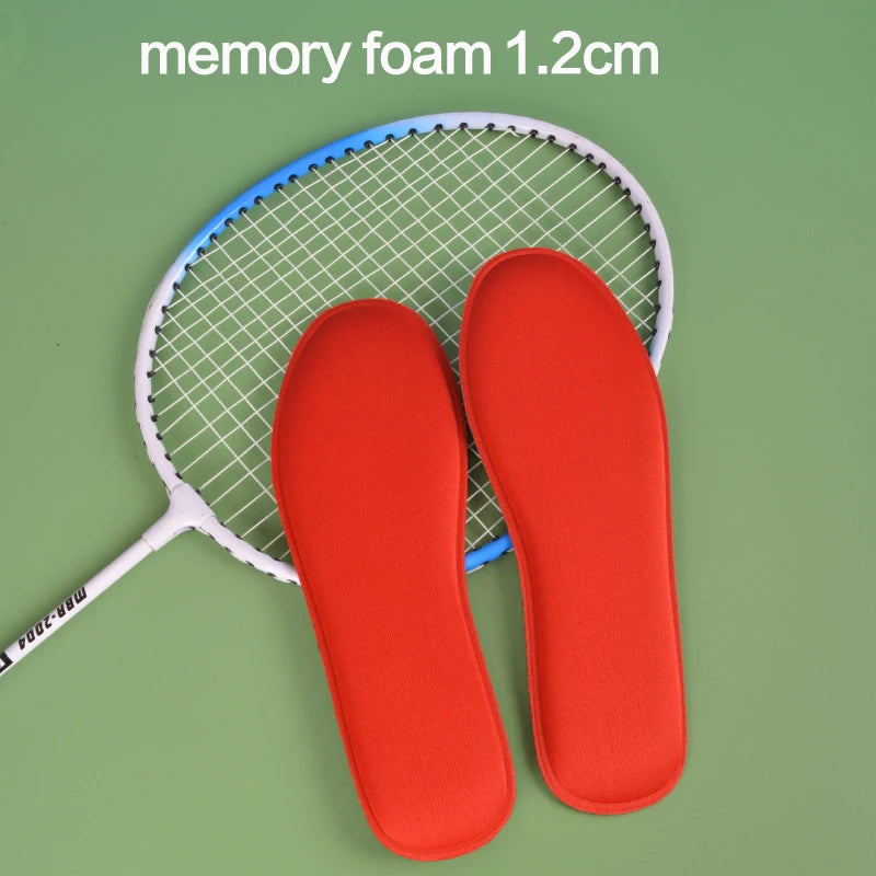 One Pair  Memory Foam Shoe Insoles Breathable Absorbing Arch Soft Comfortable Athletic Insole Shock Sport Shoes Pad Pain Relief