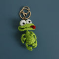 Cute Parrot Series Handmake Crochet Keychain Creative Small Bird Doll Keyring Gifts Knitted Parrot Keychain Custom Accessories