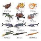 New 12pcs Farm Animal Figurines Poultry Sets Action Figures Horse Cow Dog Duck Sheep Cock Model Education Toys for Children Gift