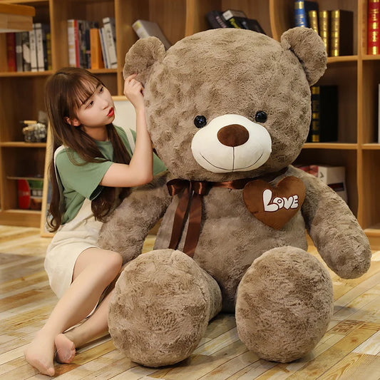 Adorable Teddy Bear Plush Toy with Love Heart