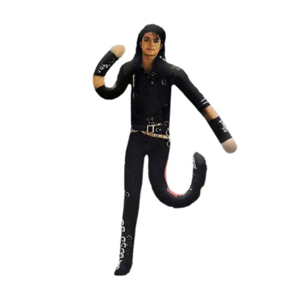 -Michael Jackson Cosplay Prop Doll Plush Figure Abstract Joint Mobility Dolls Soft Stuffed Room Decoration Props Collection Gift