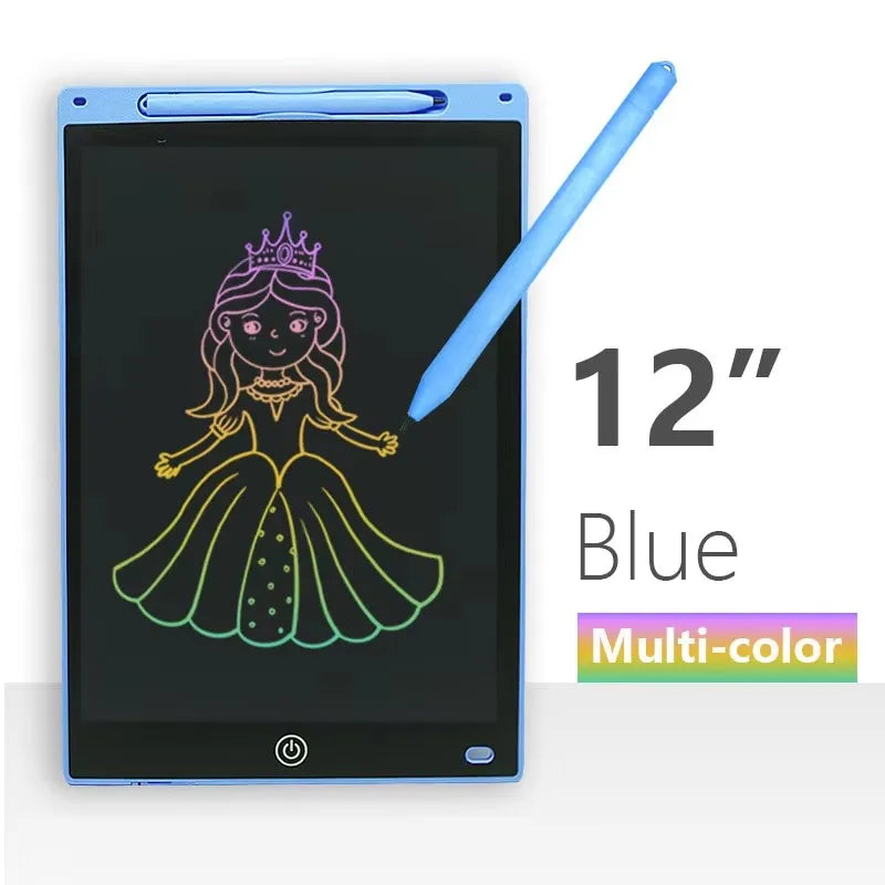 12 inch LCD Early coaching board light energy drawing board Colorful children's electronic handwriting board Birthday gift