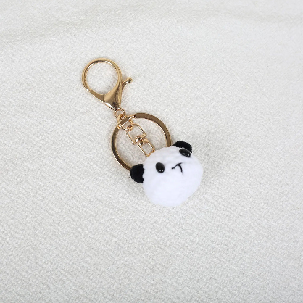 Mini Animal Doll Series Crochet Keychain Knitted Small Rabbit Doll Keyrings Mini Puppy Cute Keychain Wholesale Custom Accessory