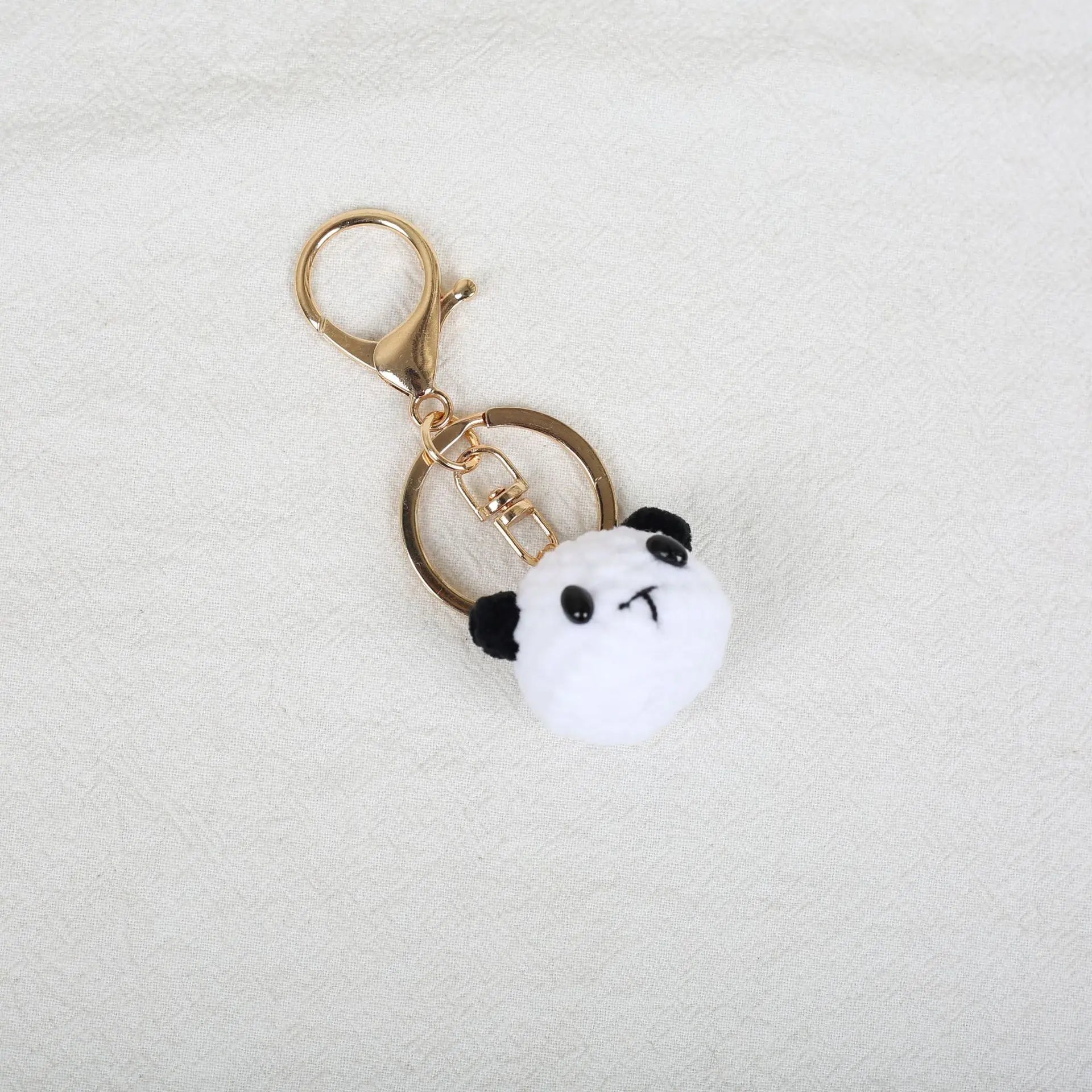 Mini Animal Doll Series Crochet Keychain Knitted Small Rabbit Doll Keyrings Mini Puppy Cute Keychain Wholesale Custom Accessory