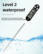 Kitchen Thermometer for Cooking Digital Temperature MeasuringTool for Meat Electronic Food Thermometer LCD Display Food