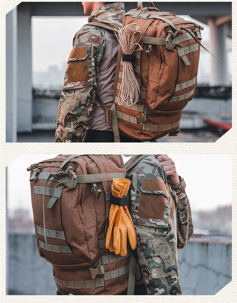 1/3/5pcs Outdoor Keychain Tactical Gear Clip Keeper Pouch Belt Keychain Webbing Gloves Rope Holder Military Molle Hook