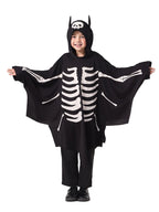 Boys Luminous Ghost Bat Cosplay Cape Horror Themed Party Outfit For Kids Halloween Costumes