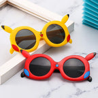 Cartoon Pikachu Outdoor Sun Protection Glasses Anime Pokemon Anti Glare Goggles Cute Vacation Travel Sunglasses Friend Gifts