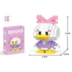 Disney Zootopia Small LinaBell Building Blocks Judy Nick Model Donald Duck Education Lotso Toys Mickey Mouse For Kids Birthday