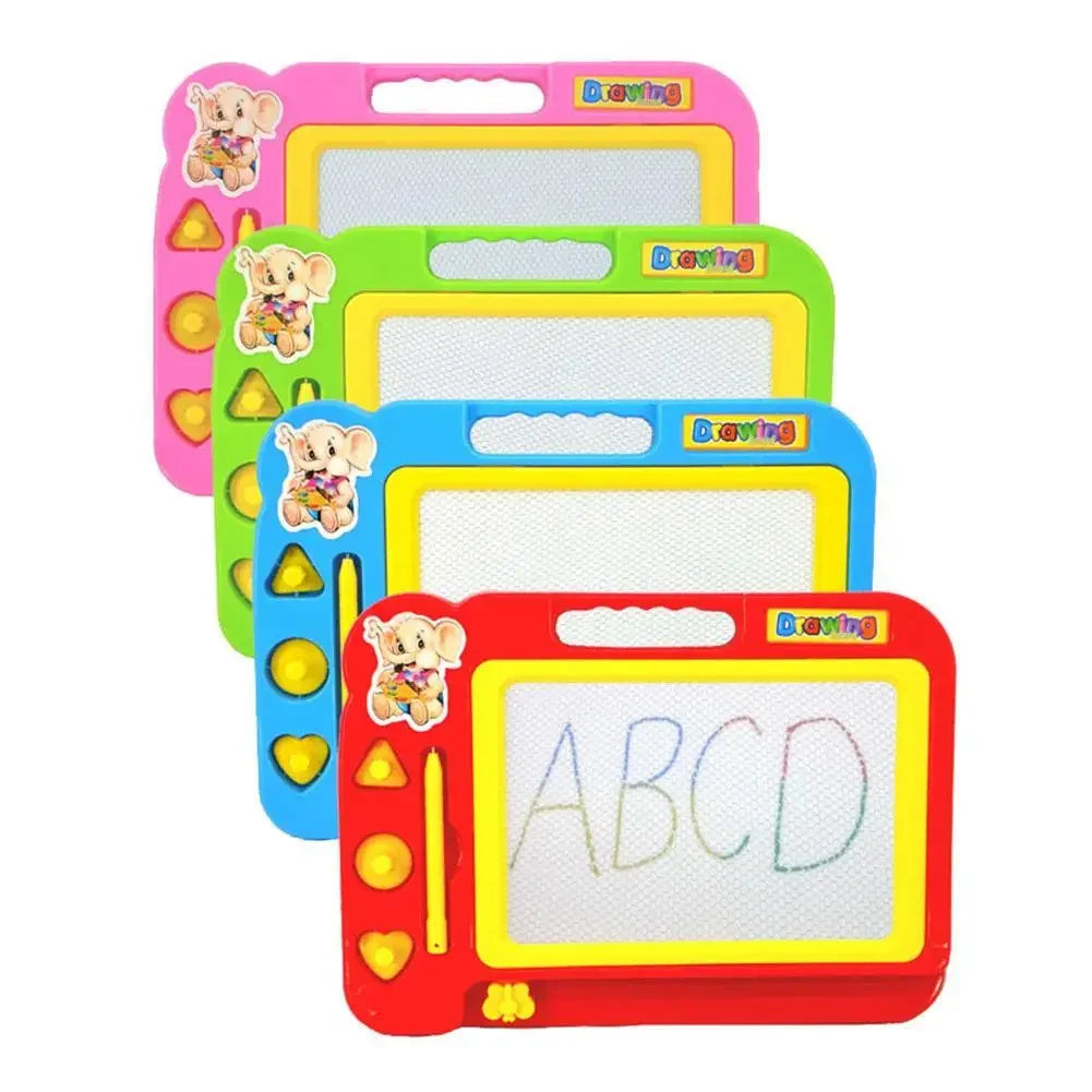 Kids Magnetic Drawing Board - black white Doodle Pad & Educational Art Toy, Best Gift for Children (Graffiti Set)