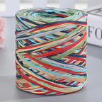200M Raffia paper rope Straw Yarn For Knitting Crocheting Paper Threads DIY Handmade Summer Sunhat Beach Bag Freeshipping