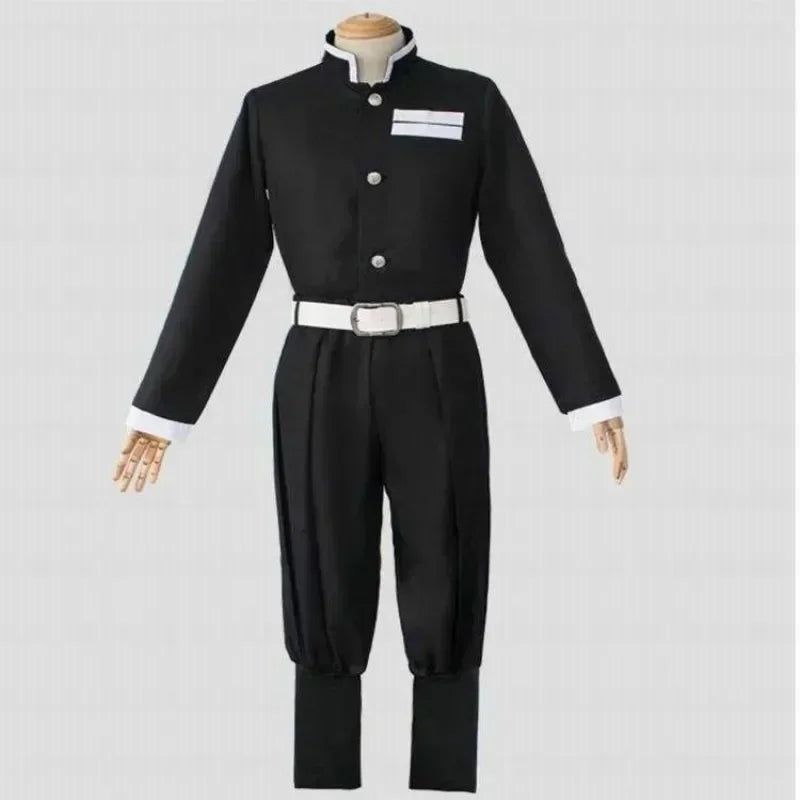 New Halloween Anime Cosplay Costume Top Jacket Pants Black Team Uniform Unisex Halloween Clothes