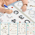 Montessori Reusable Tracing Workbook for Kids Handwriting Practice